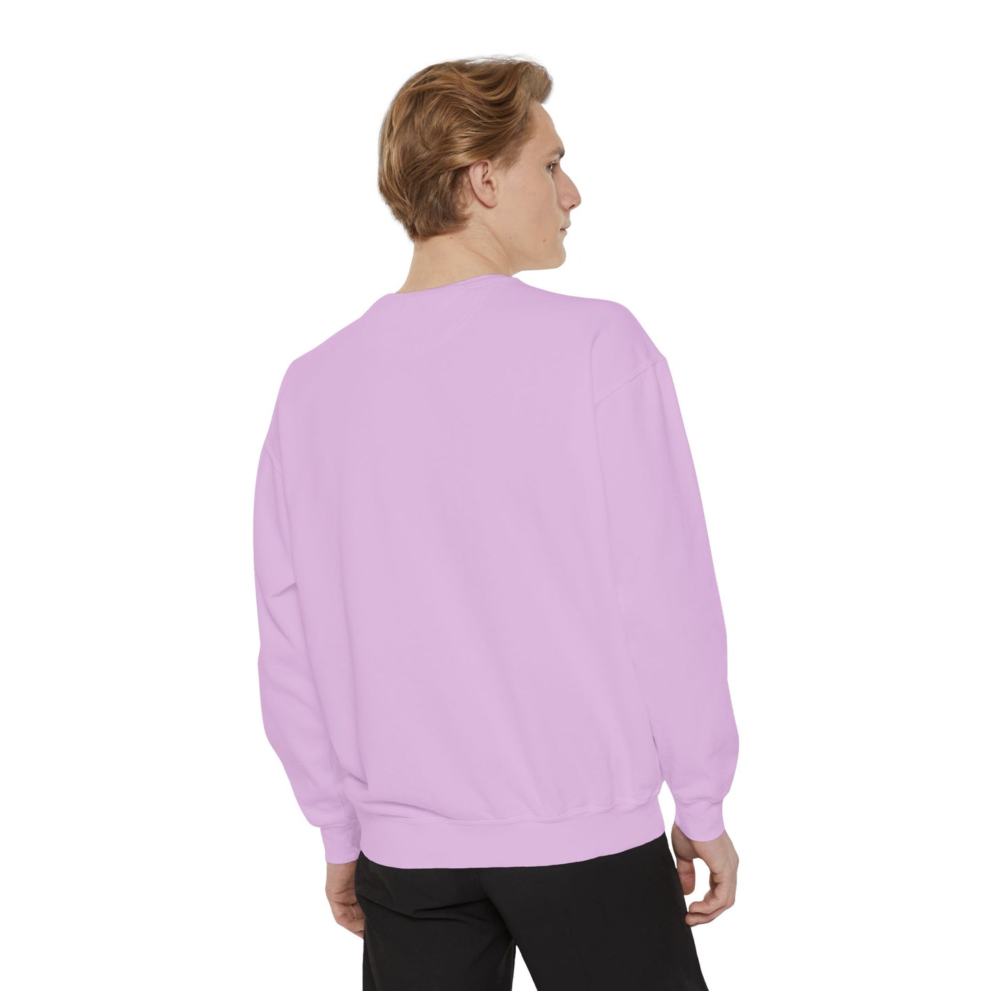 He Is Risen Christian Sweatshirt — Cross, Bow & Empty Tomb Easter Pullover
