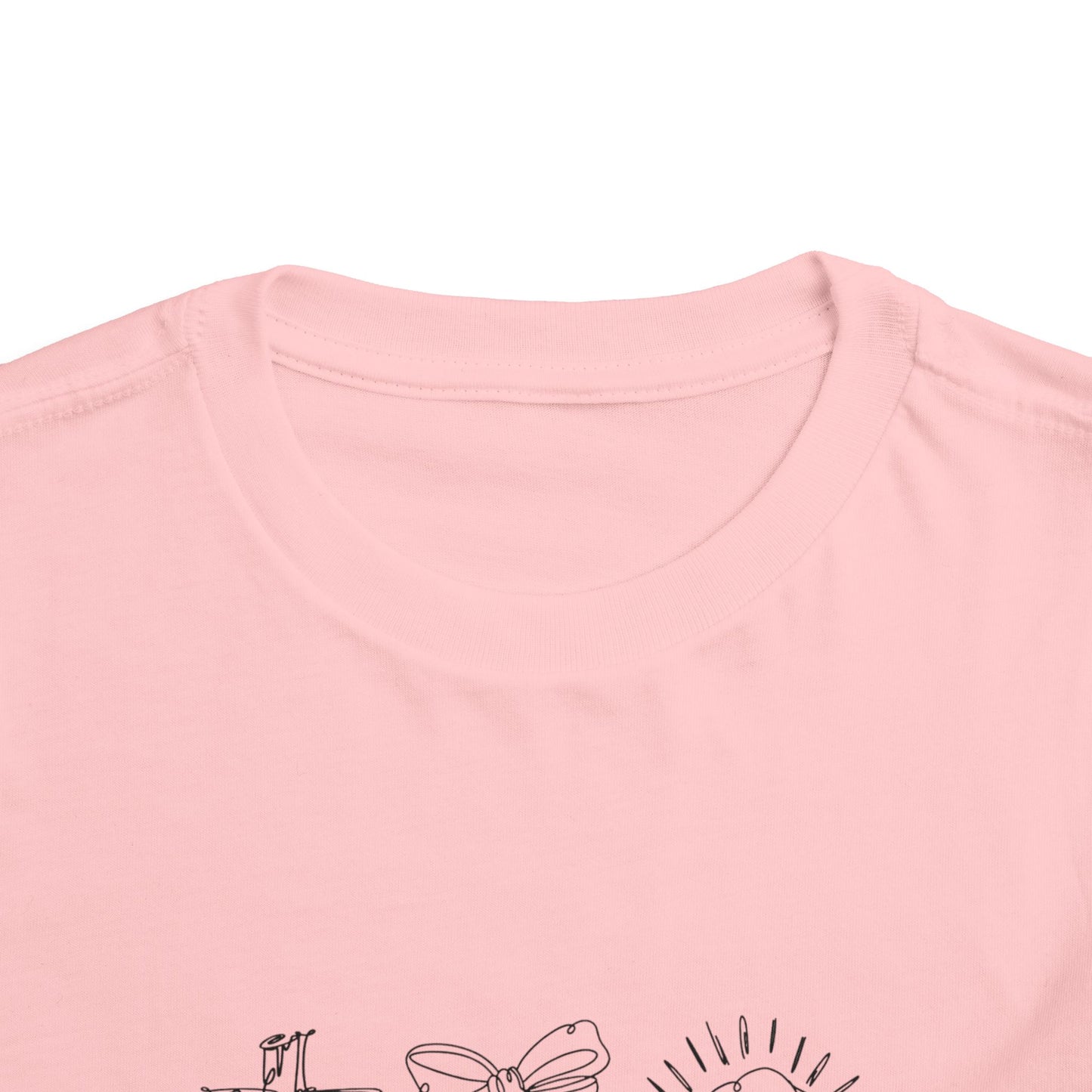 Toddler Tee — He Is Risen Easter Cross & Empty Tomb Christian Shirt