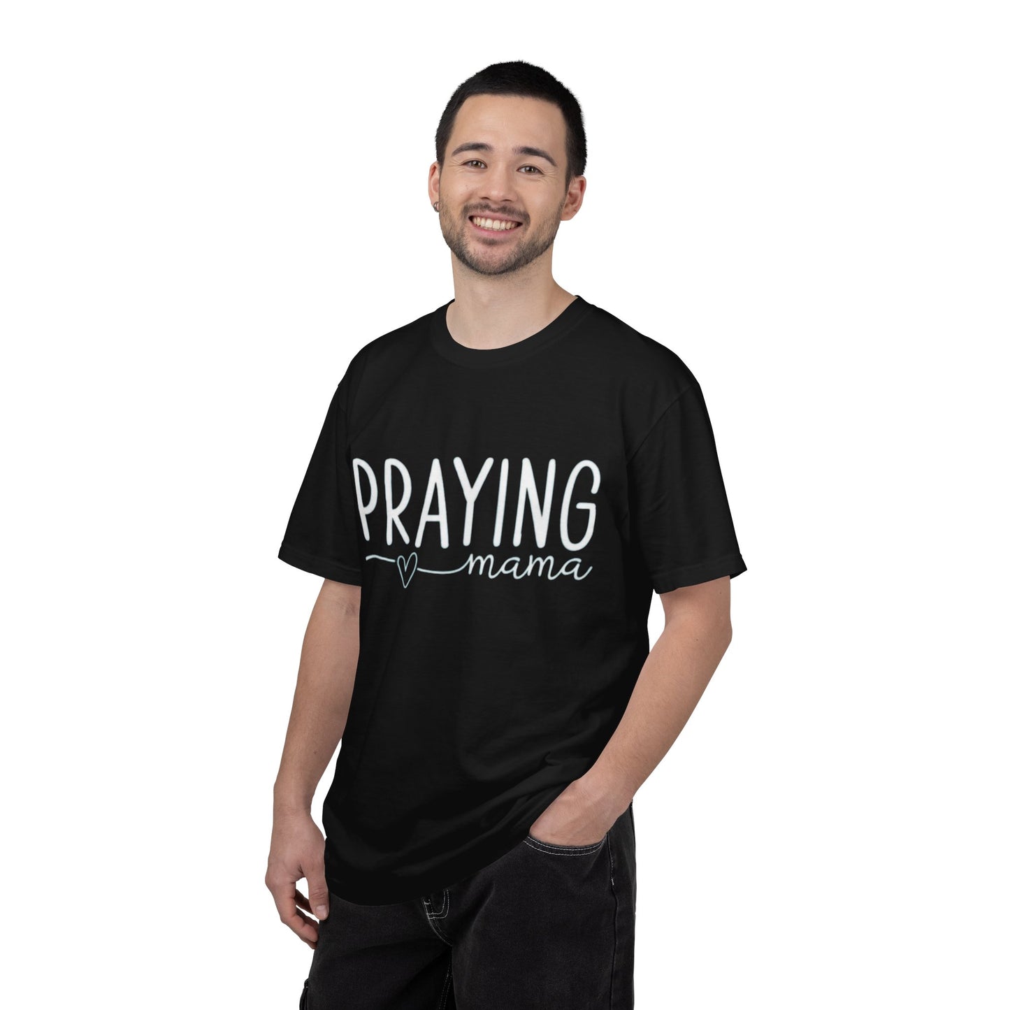 Praying Mama T-Shirt — Faith-Based Christian Tee for Mothers