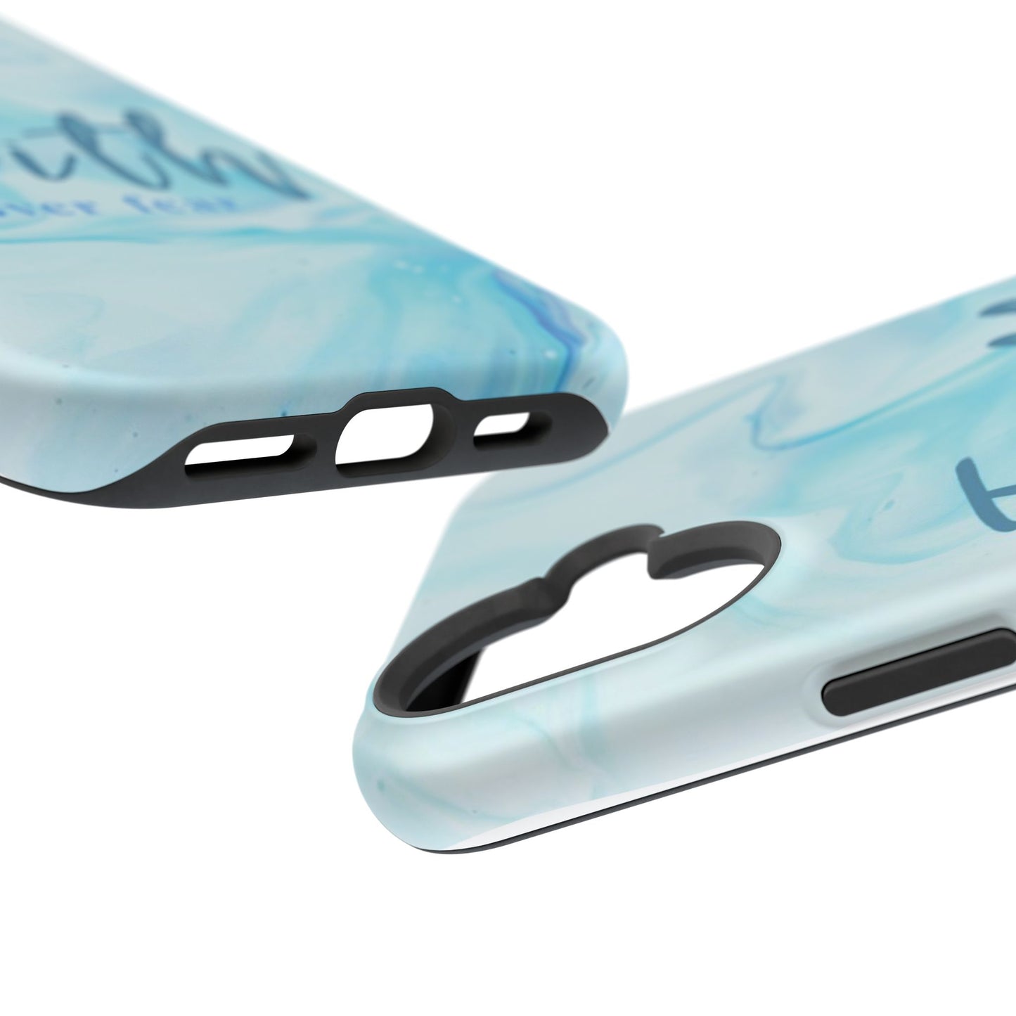 Faith Over Fear Magnetic Phone Case — Blue Marble Impact-Resistant Cover
