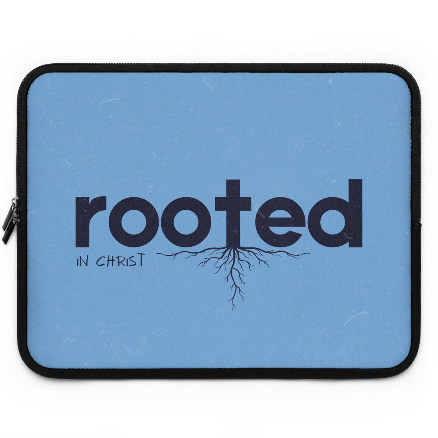 Rooted Laptop Sleeve — Blue 'rooted' Design with Roots