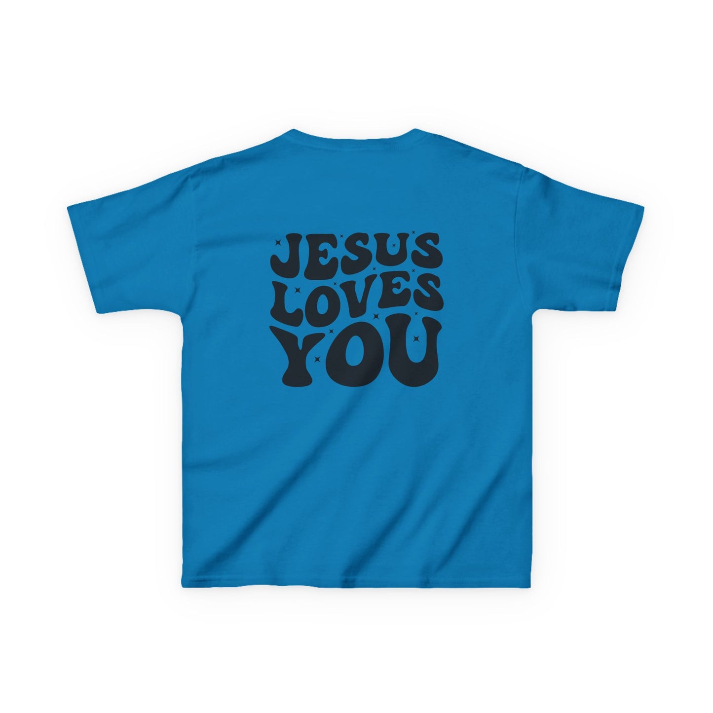 Kids Tee — Jesus Loves You Cross Youth T‑Shirt