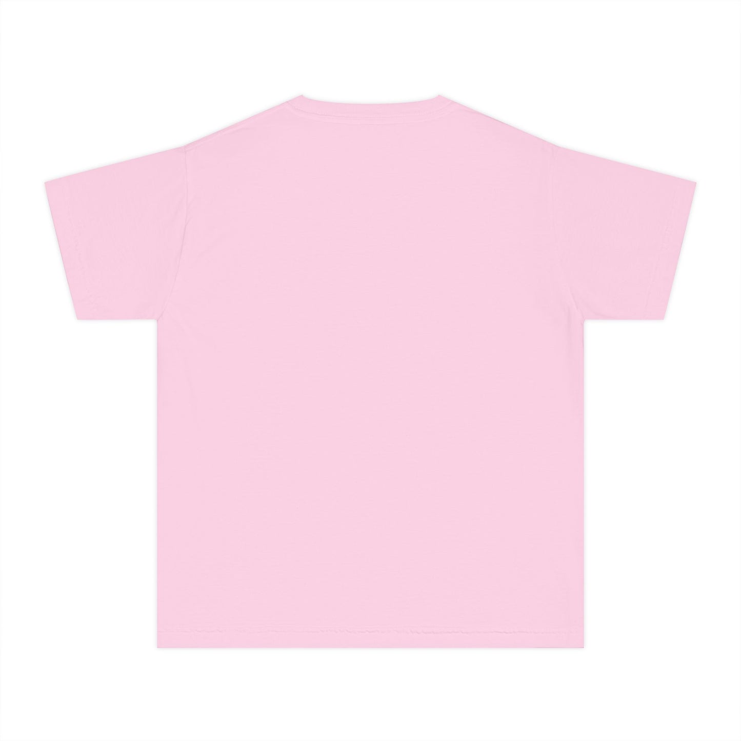 Kids Easter Lamb Tee — Pink Bow Cross & Floral Spring Design