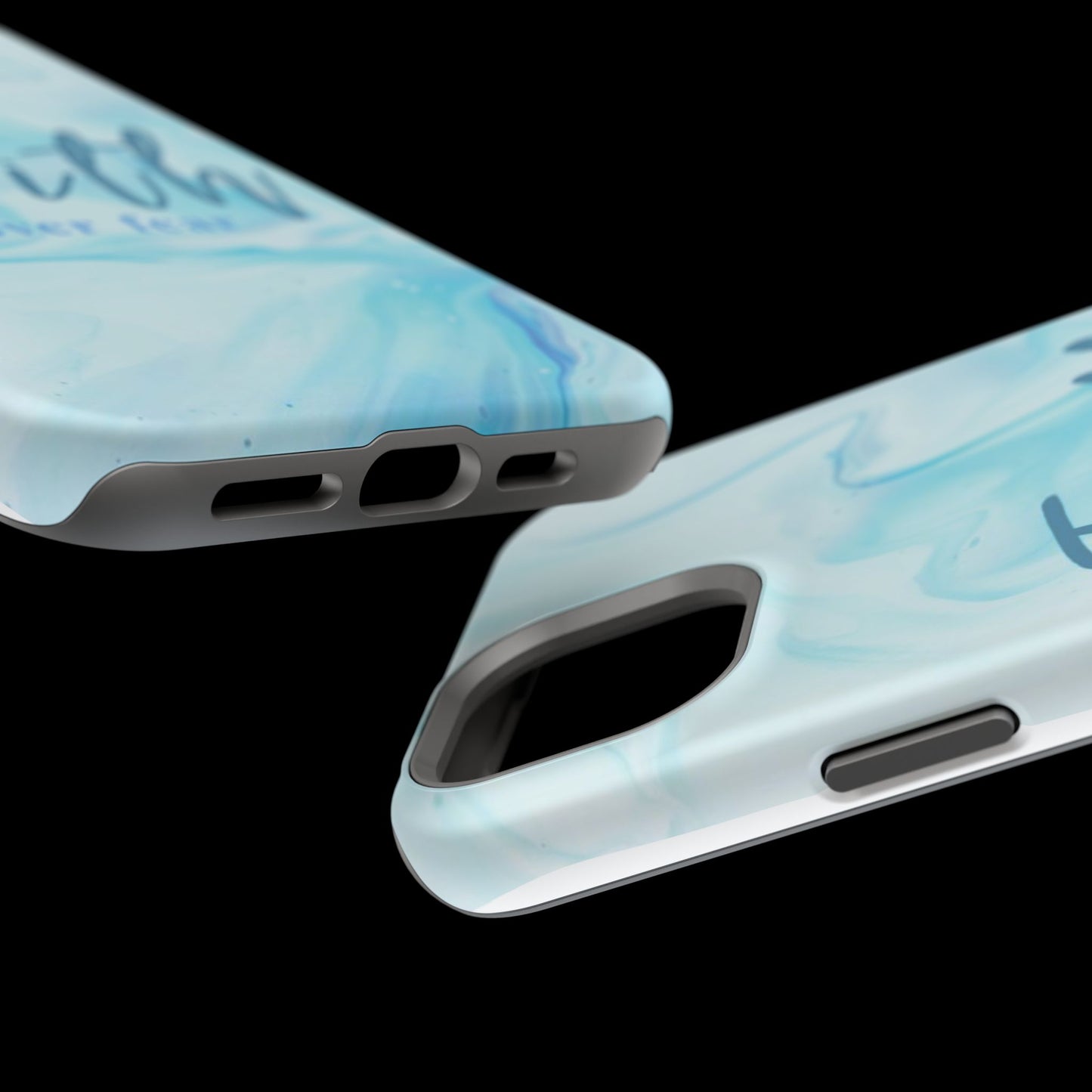 Faith Over Fear Magnetic Phone Case — Blue Marble Impact-Resistant Cover