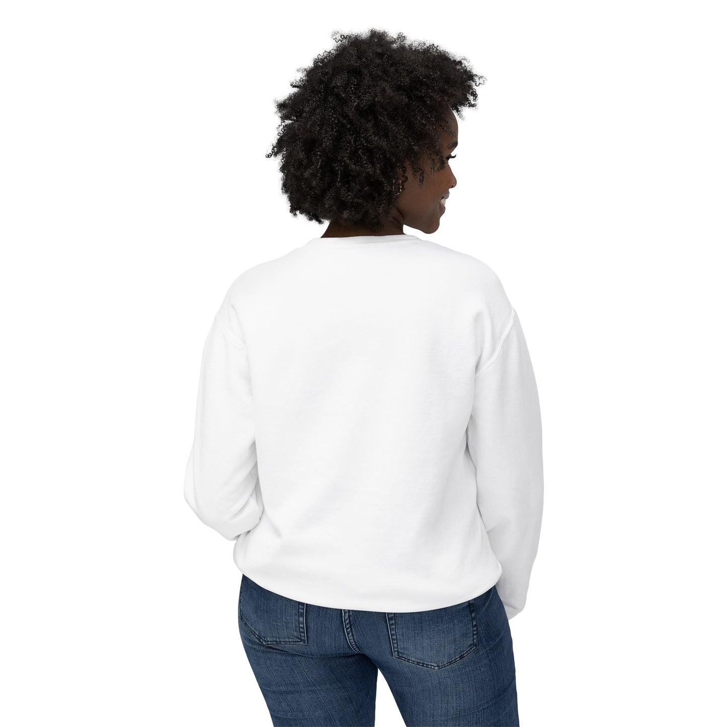 Women of the Bible Crewneck Sweatshirt — Floral Bible Spine Design