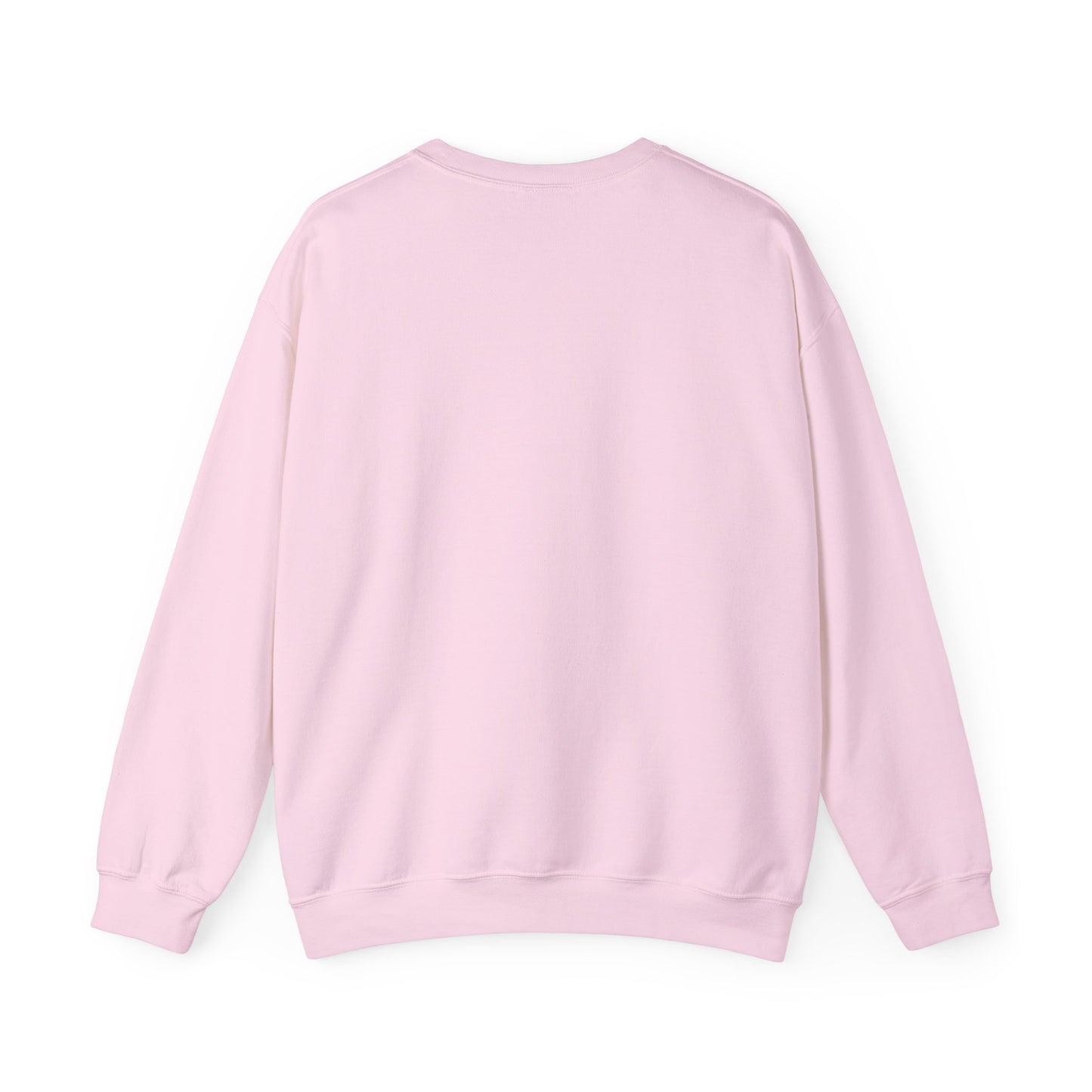 Crewneck Sweatshirt — "Walking by faith, tripping constantly" Inspirational Christian Graphic