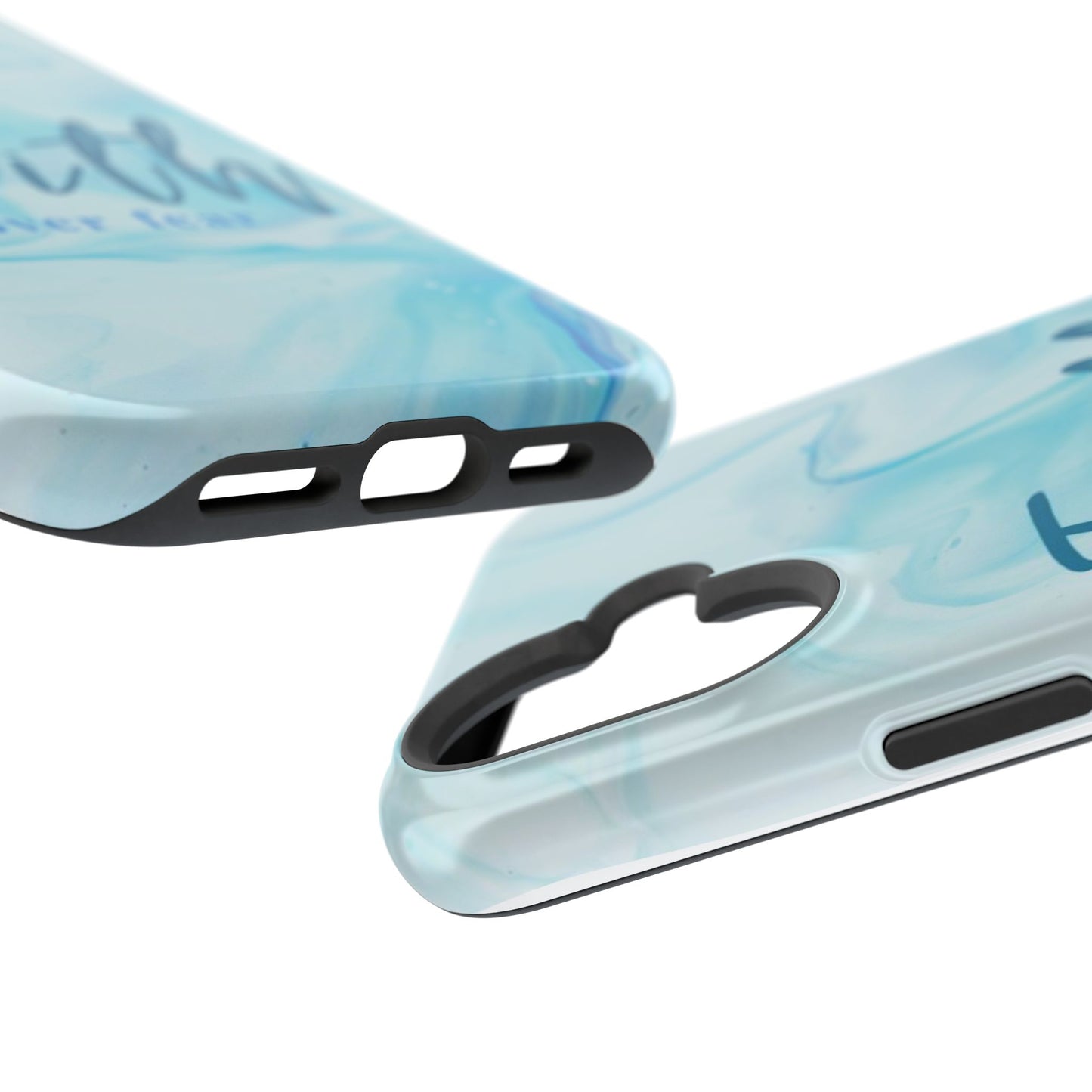 Faith Over Fear Magnetic Phone Case — Blue Marble Impact-Resistant Cover
