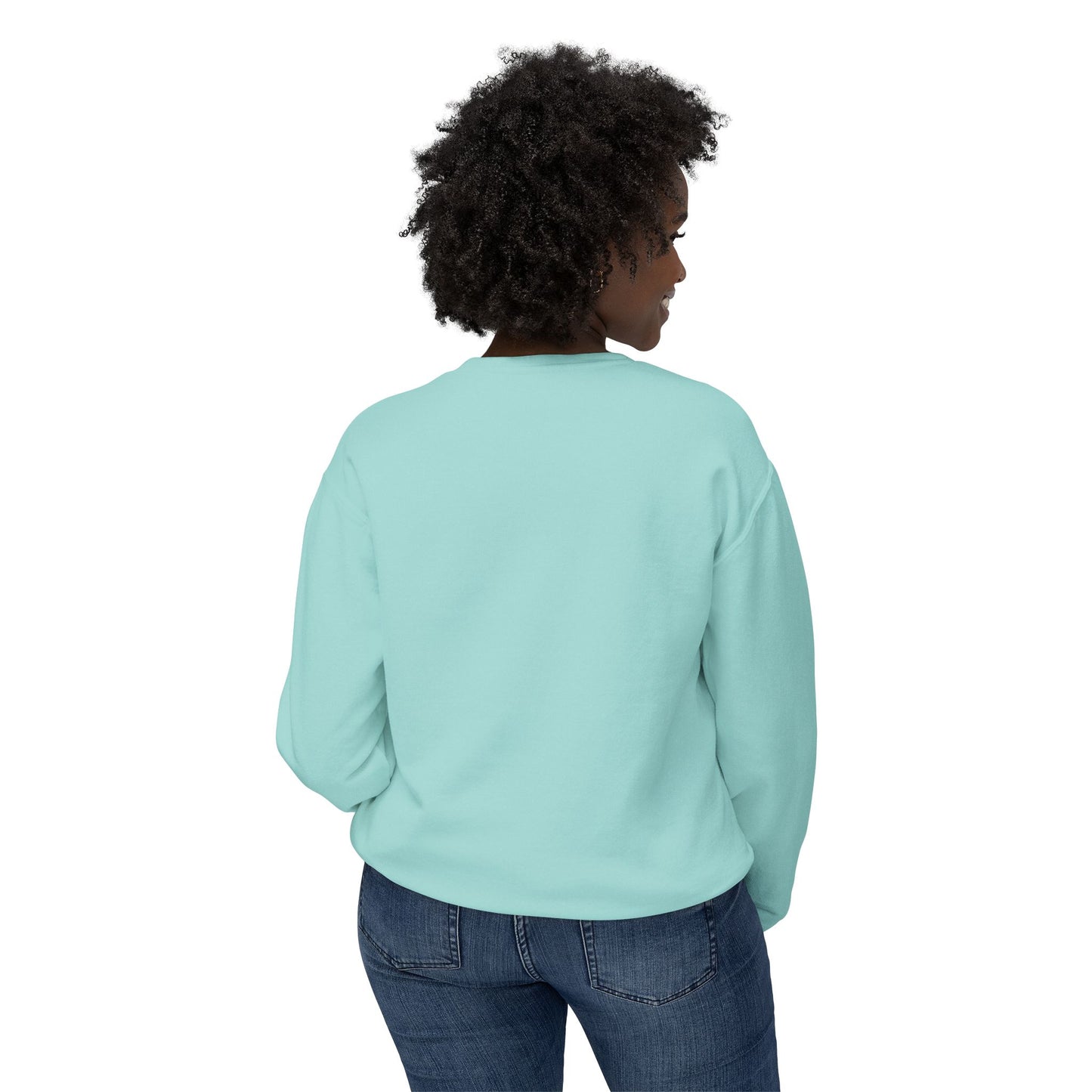 Women of the Bible Crewneck Sweatshirt — Floral Bible Spine Design