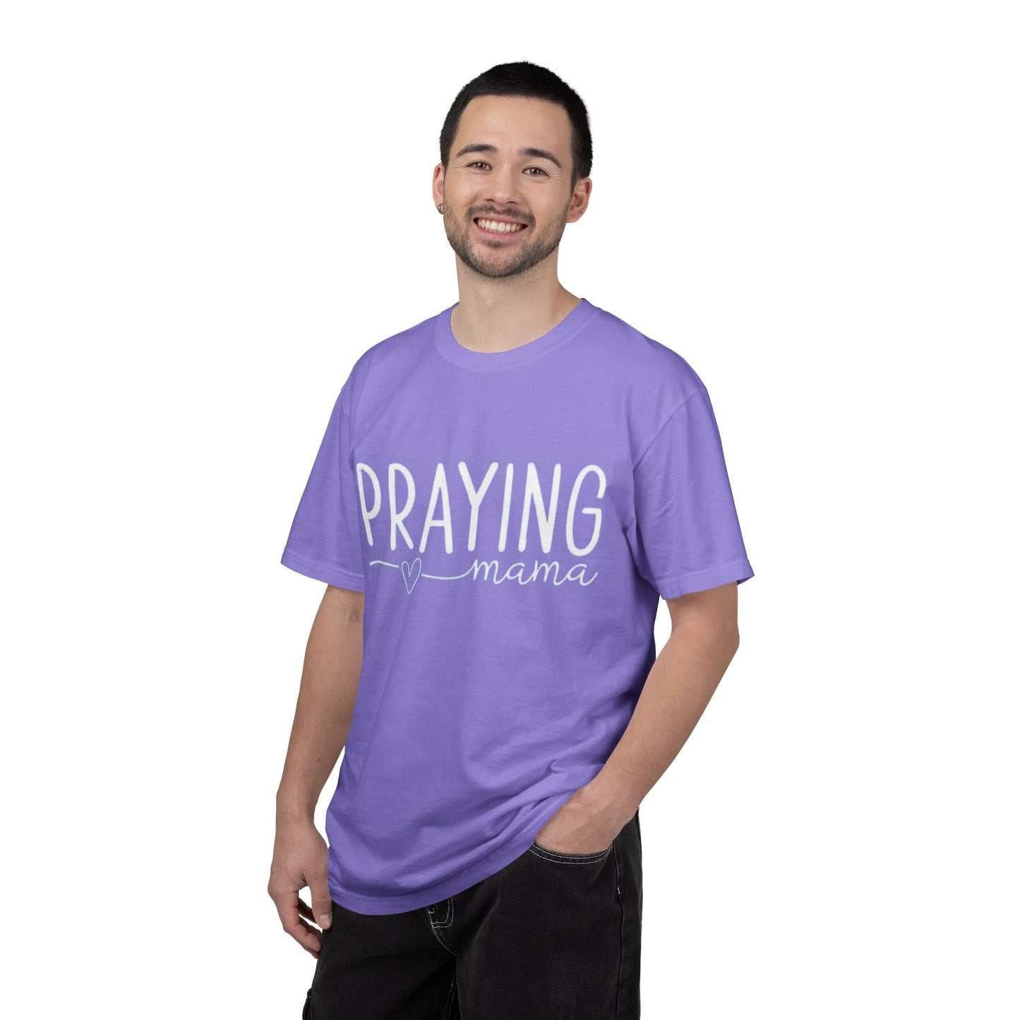 Praying Mama T-Shirt — Faith-Based Christian Tee for Mothers