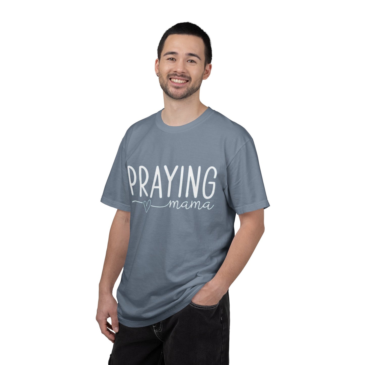 Praying Mama T-Shirt — Faith-Based Christian Tee for Mothers