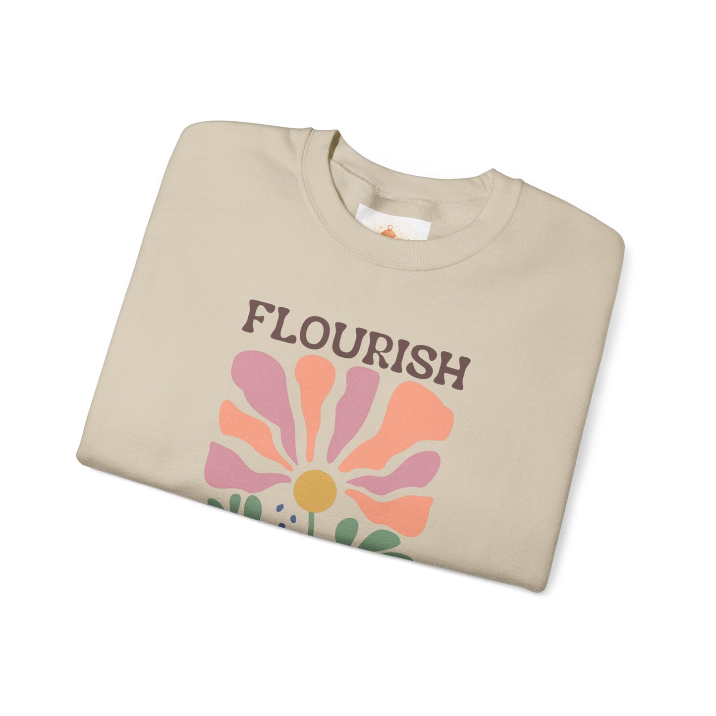 Flourish Floral Psalm Crewneck Sweatshirt