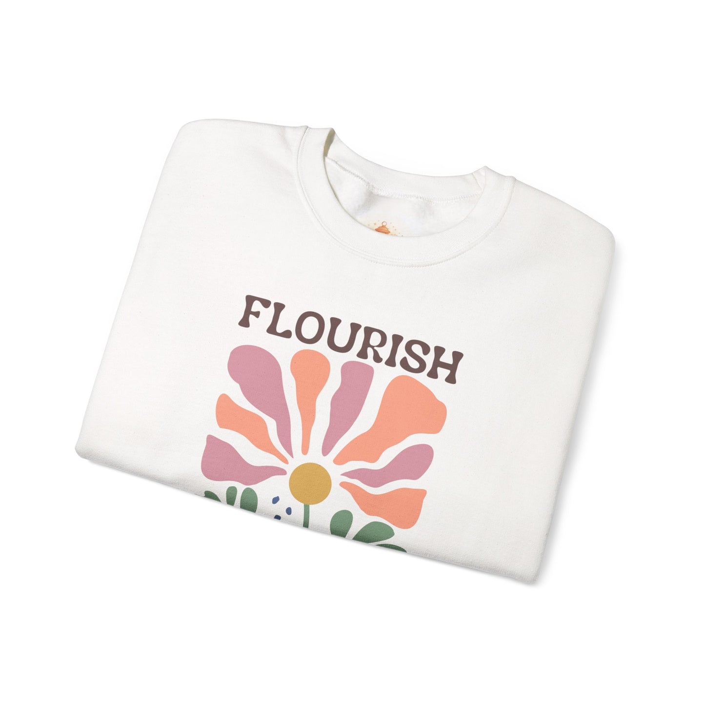 Flourish Floral Psalm Crewneck Sweatshirt