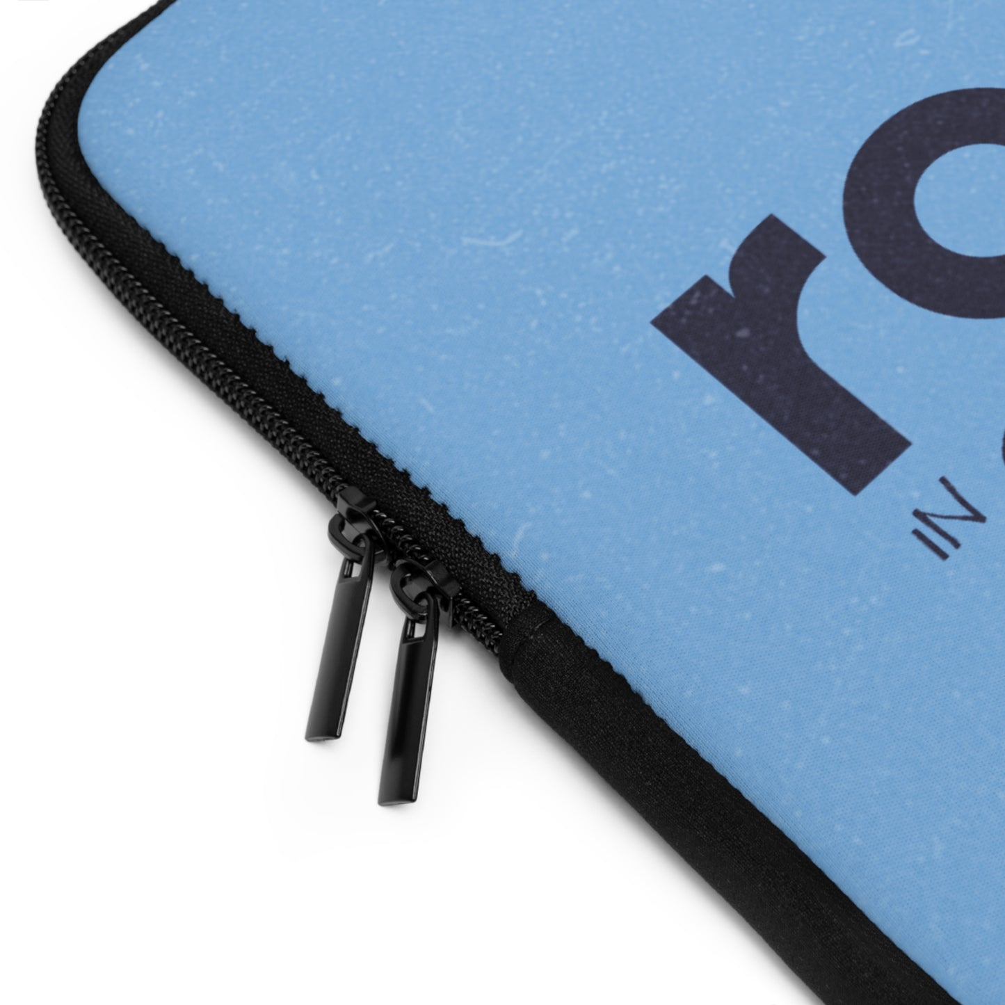 Rooted Laptop Sleeve — Blue 'rooted' Design with Roots