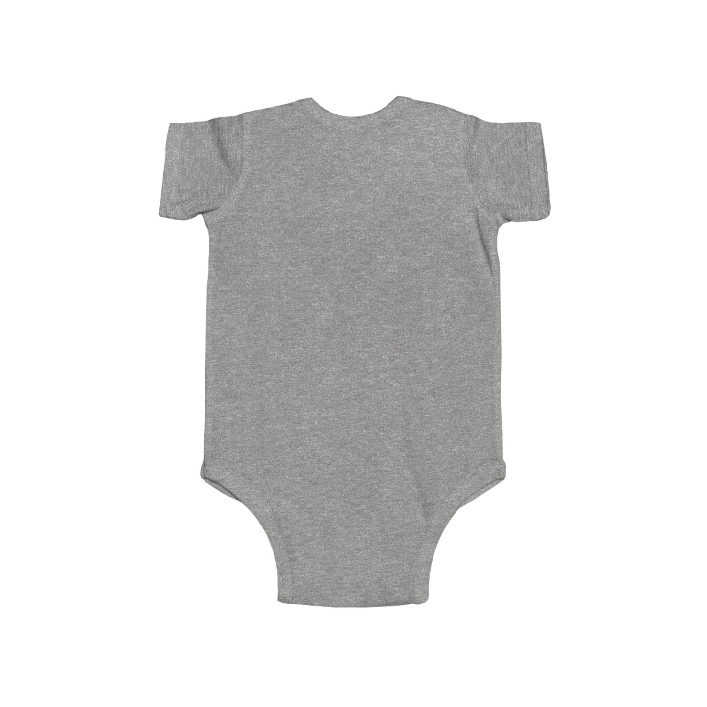 Baby Bodysuit — Pastel Bunny with Heart Graphic (Infant Onesie)