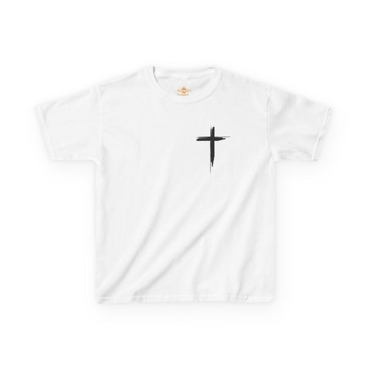 Kids Tee — Jesus Loves You Cross Youth T‑Shirt