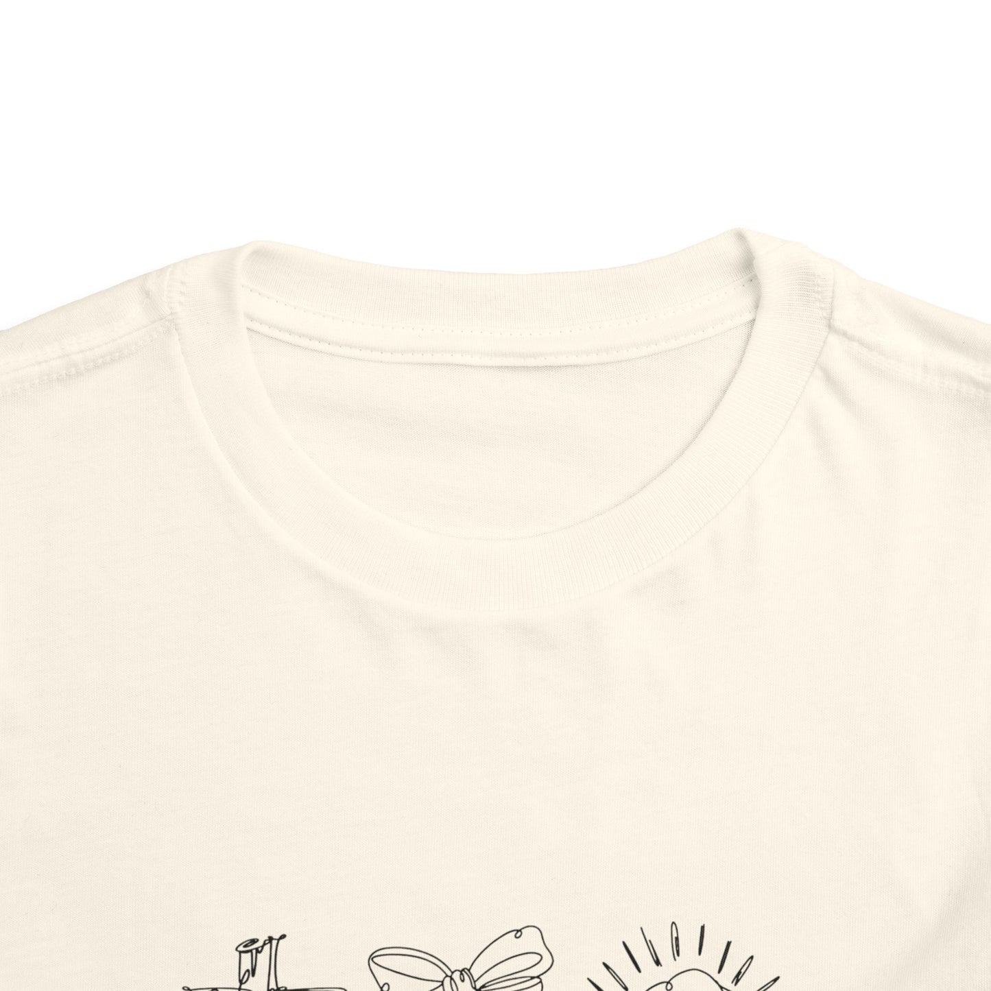 Toddler Tee — He Is Risen Easter Cross & Empty Tomb Christian Shirt