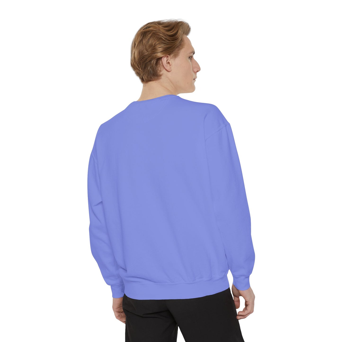 He Is Risen Christian Sweatshirt — Cross, Bow & Empty Tomb Easter Pullover