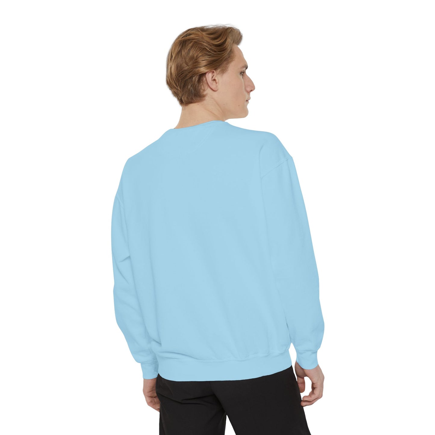 He Is Risen Christian Sweatshirt — Cross, Bow & Empty Tomb Easter Pullover
