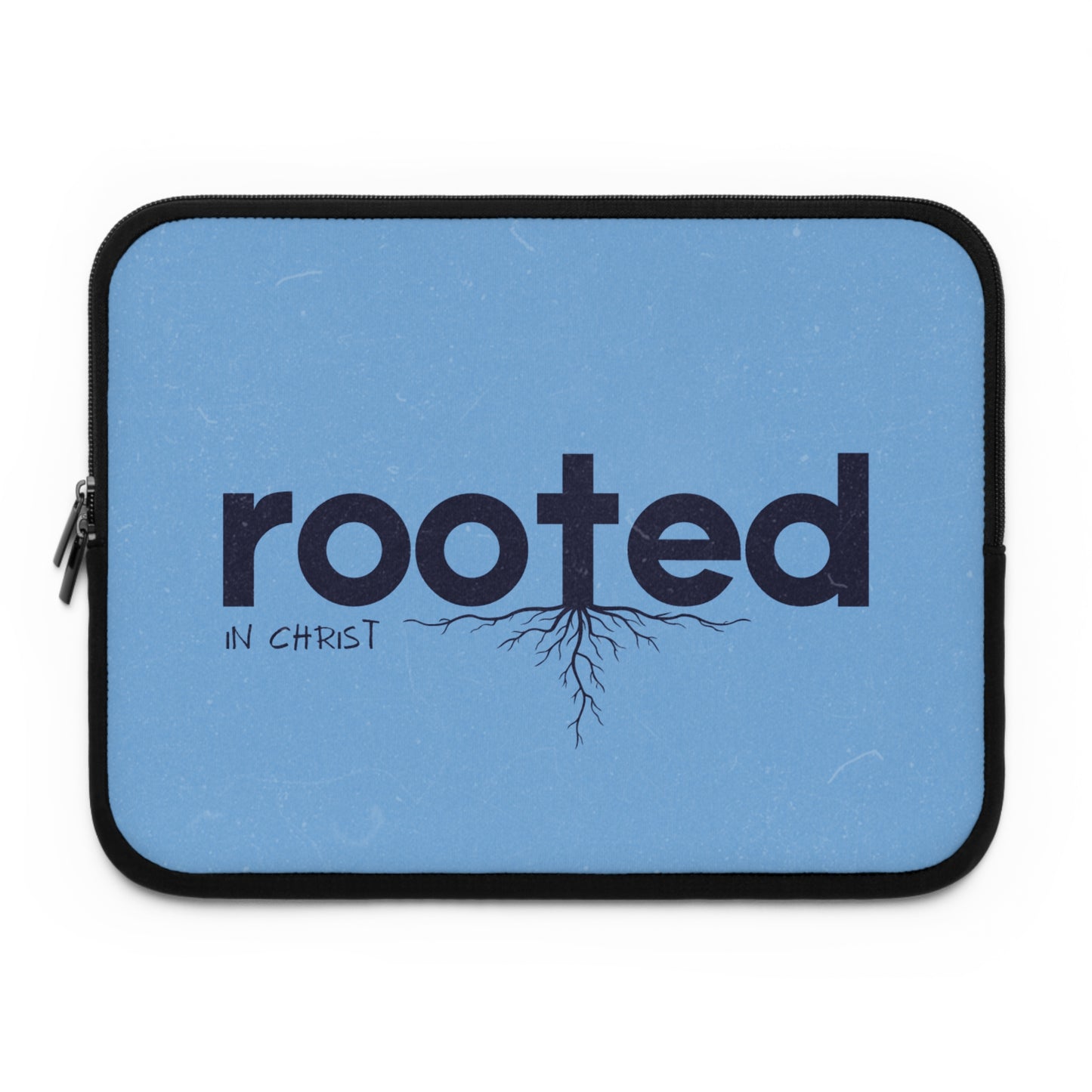 Rooted Laptop Sleeve — Blue 'rooted' Design with Roots