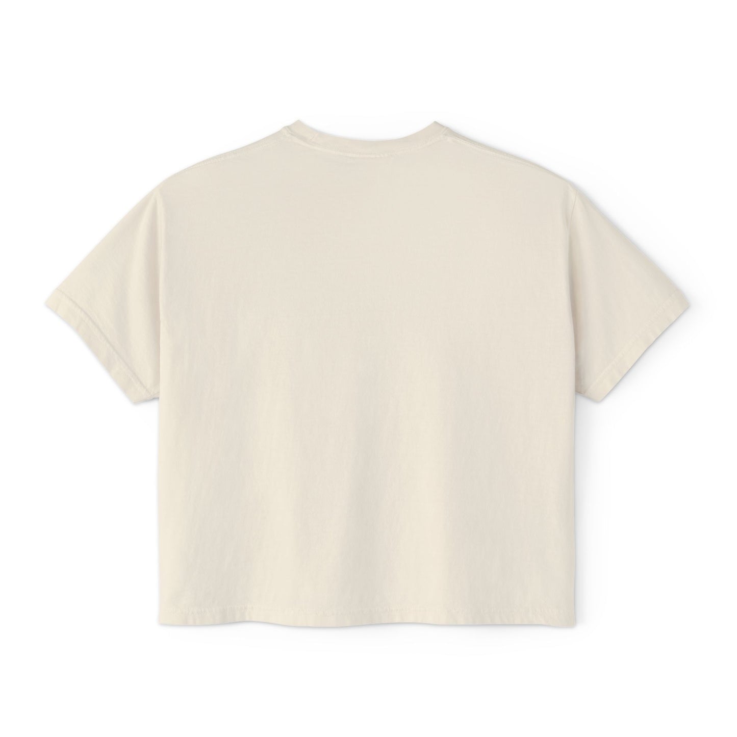 Women's Boxy Tee - 'God Is Good All The Time' Scenic Sunrise Floral Graphic