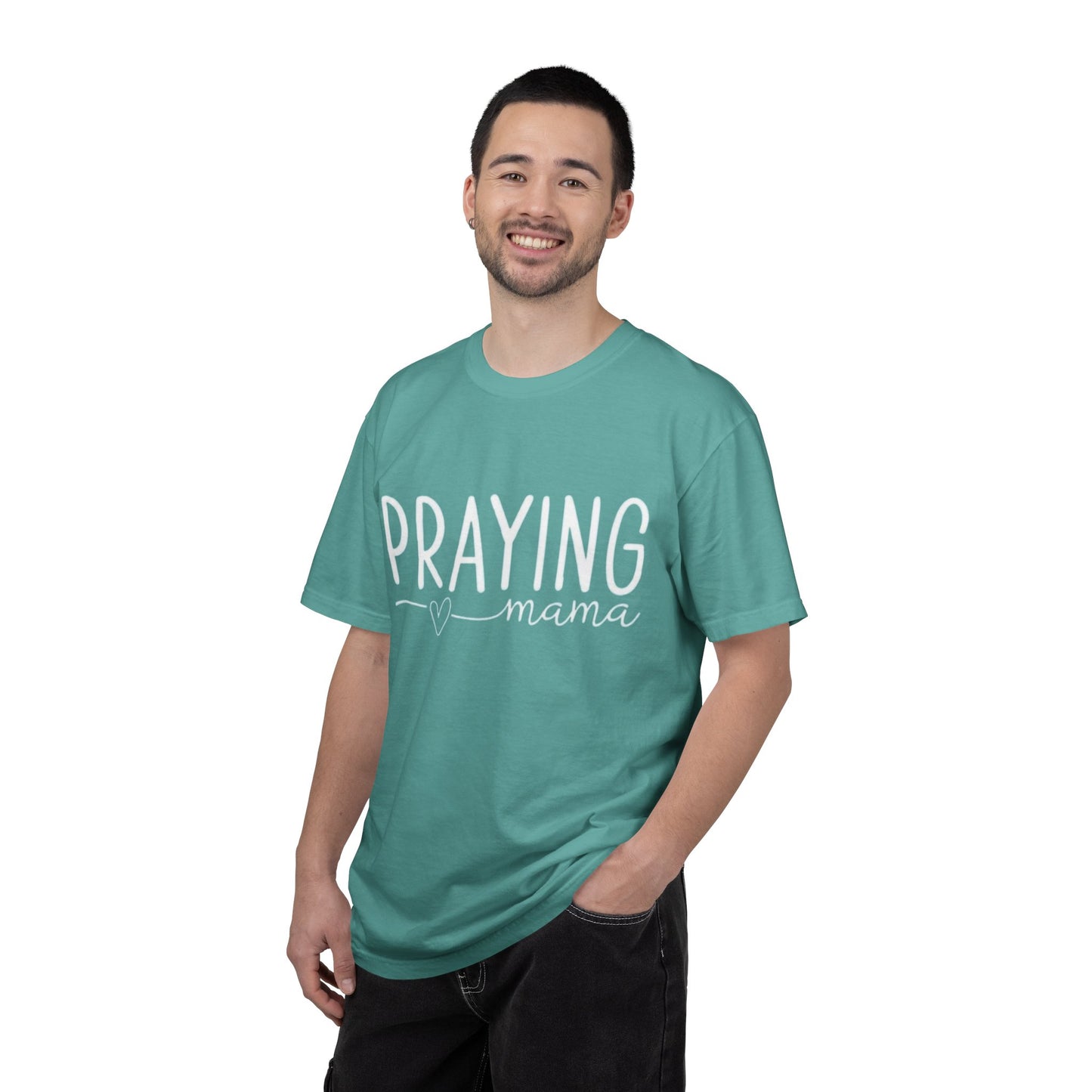 Praying Mama T-Shirt — Faith-Based Christian Tee for Mothers