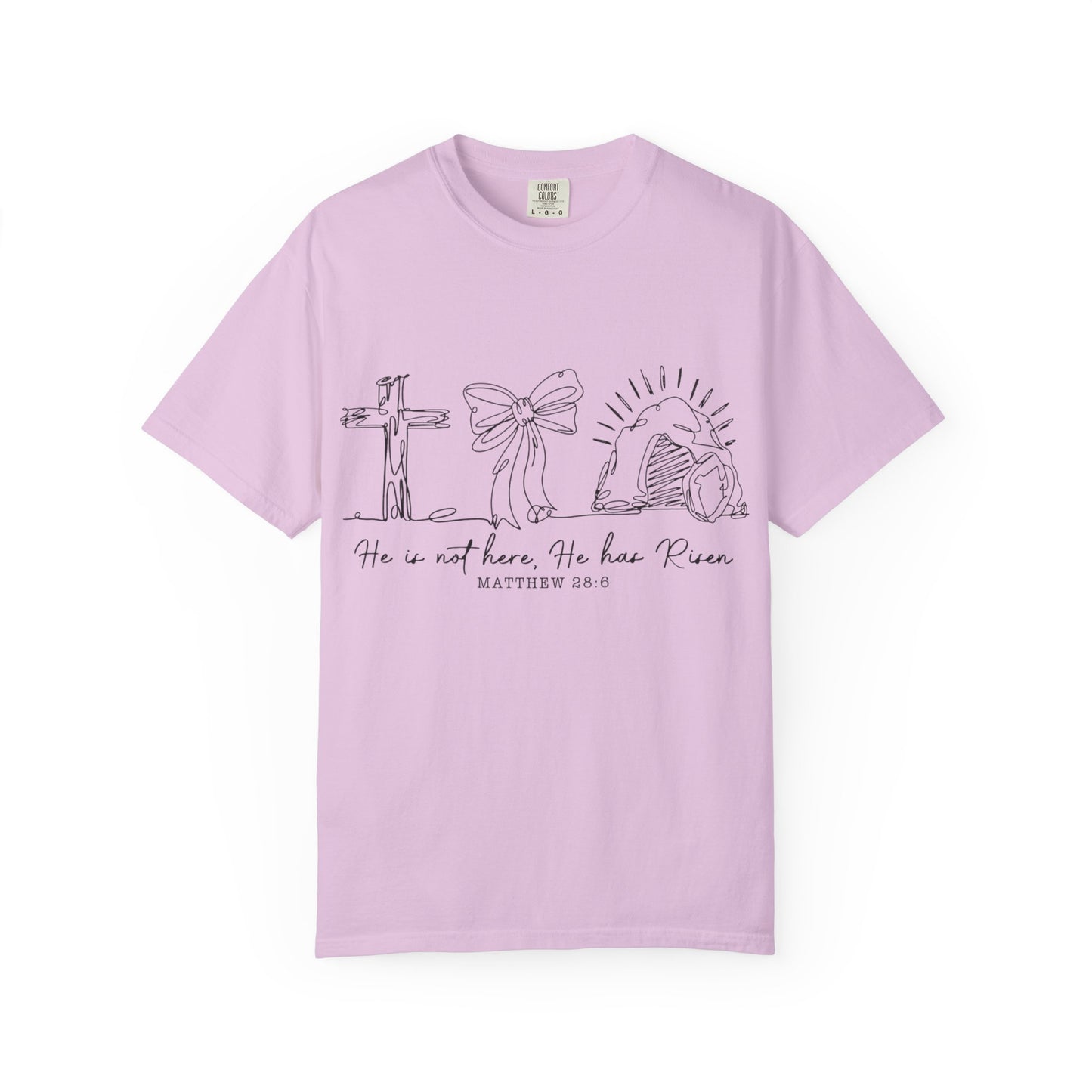 He is risen-Unisex Garment-Dyed T-shirt