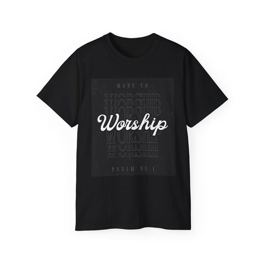Worship Graphic T-Shirt — Psalm 95 Faith Church Tee