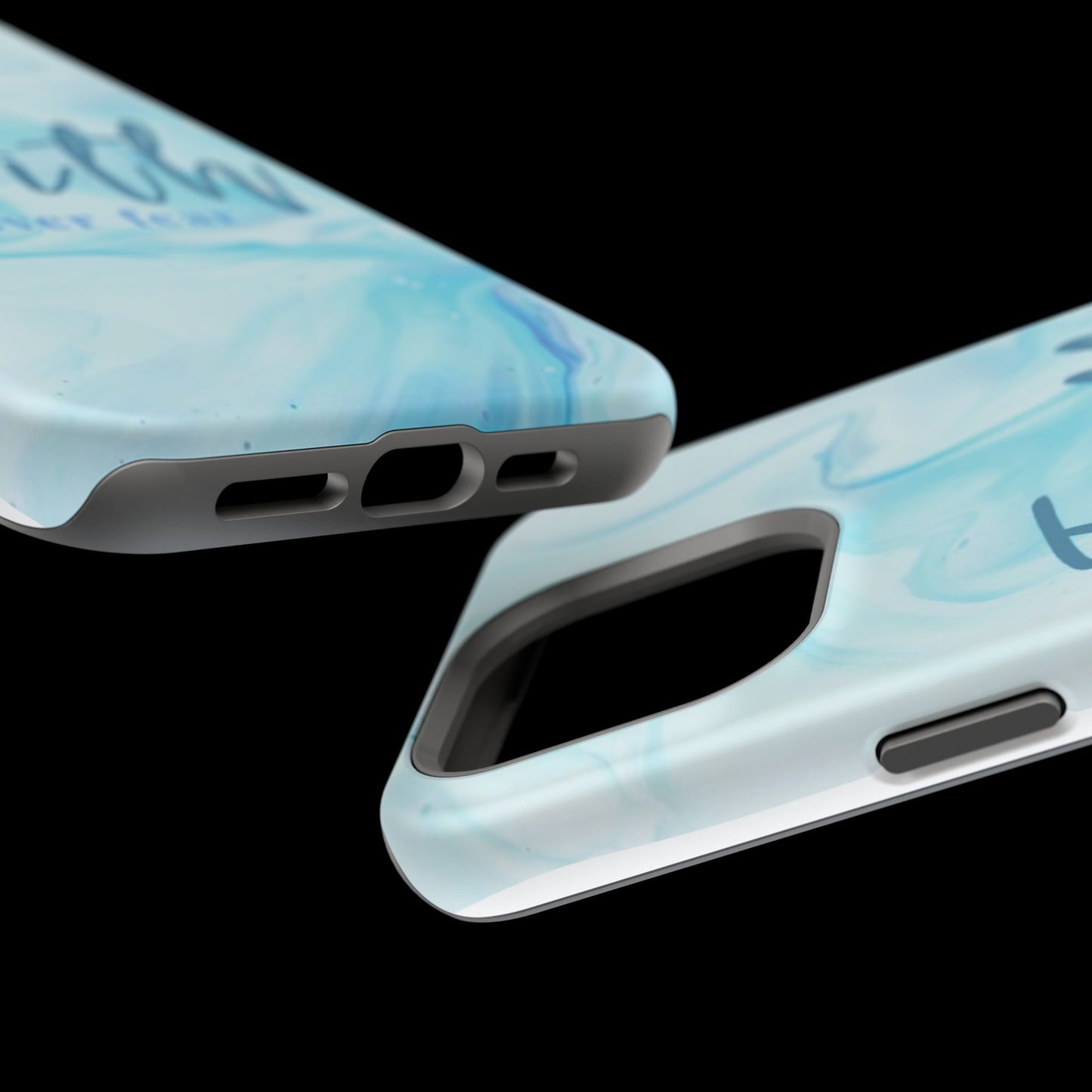 Faith Over Fear Magnetic Phone Case — Blue Marble Impact-Resistant Cover