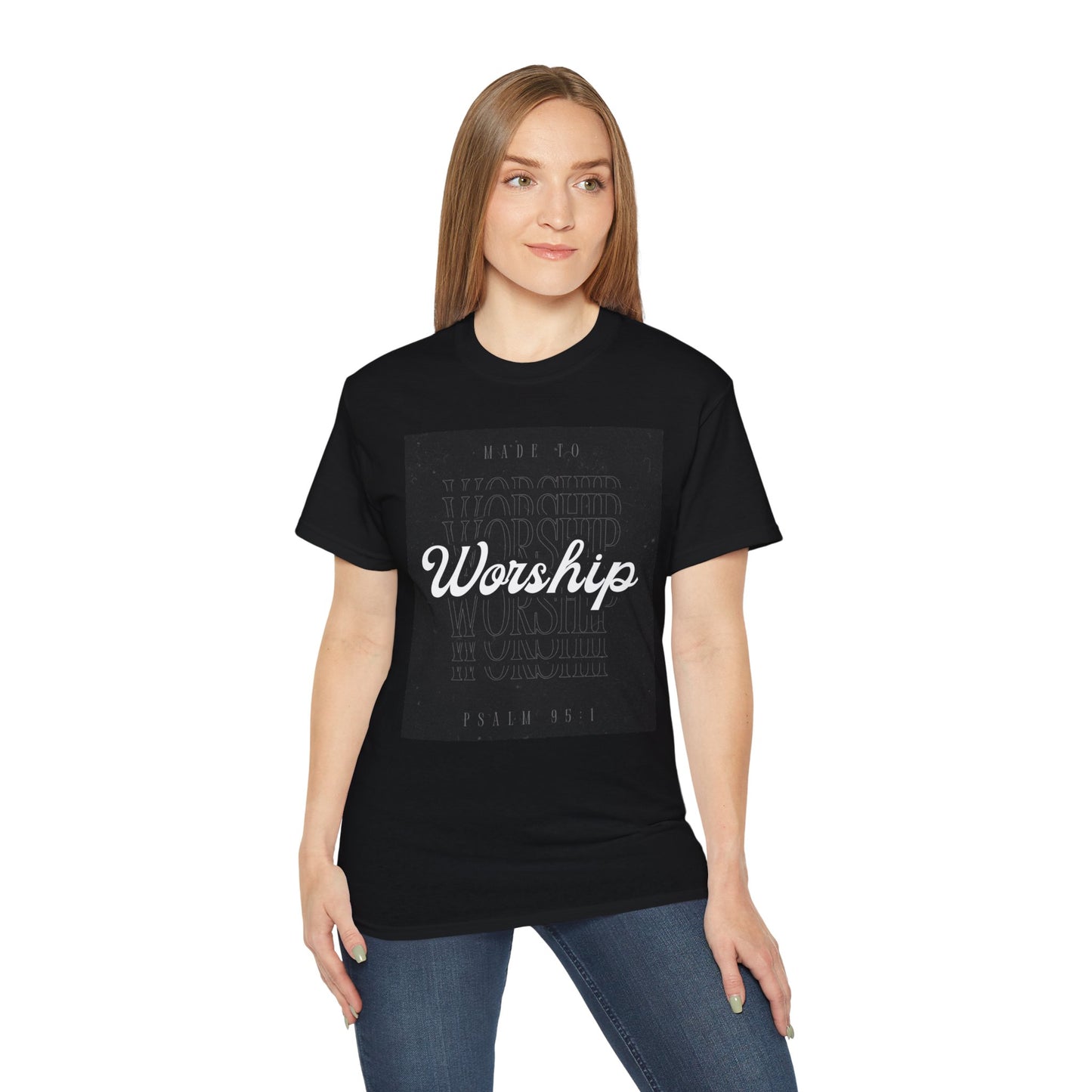 Worship Graphic T-Shirt — Psalm 95 Faith Church Tee