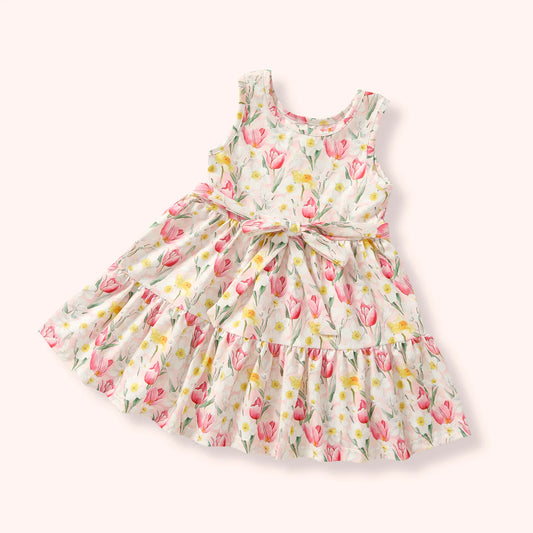 SPRING GARDEN - GIRL DRESS